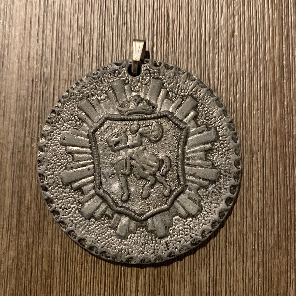 Antique nights Templer hand made medallion
